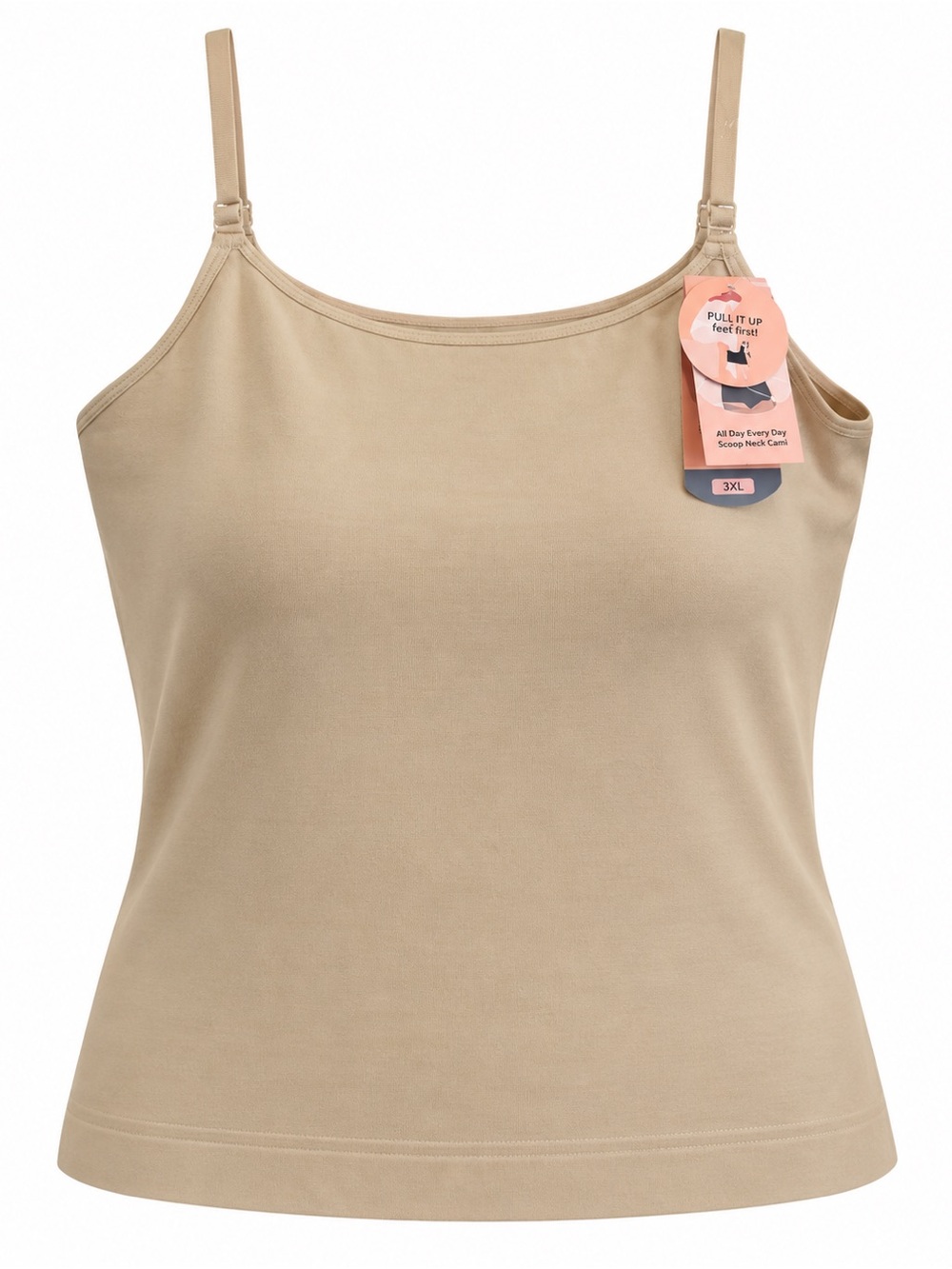 Shapermint Essentials All Day Every Day Scoop Neck Cami 3XL NWT